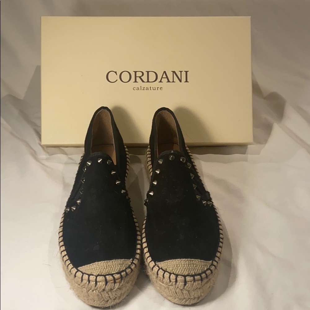 Cordani Suede Studded Shoes
